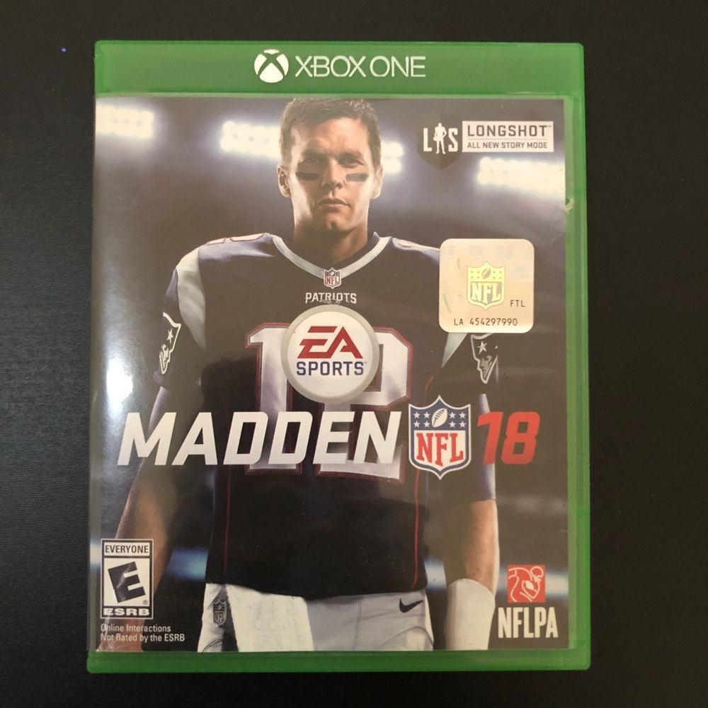 Madden NFL 18 Xbox One Football Video Game 2017 EA Sports Tested Preowned